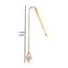 Geometric Zircon Forehead Chain Women Indian Wedding Jewelry Rhinestone Headband Hair Accessories Bride Hair Chain