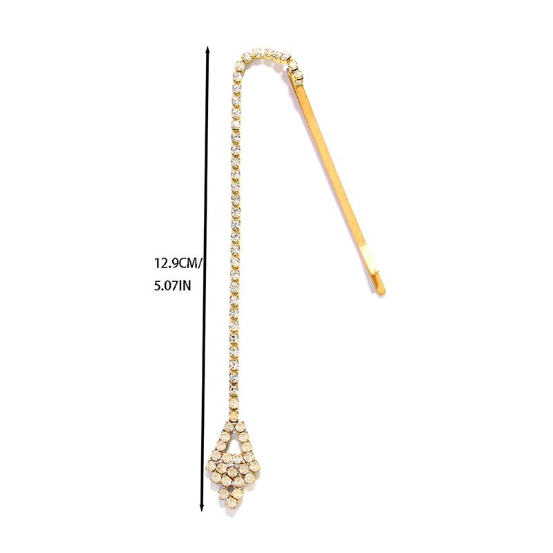 Geometric Zircon Forehead Chain Women Indian Wedding Jewelry Rhinestone Headband Hair Accessories Bride Hair Chain