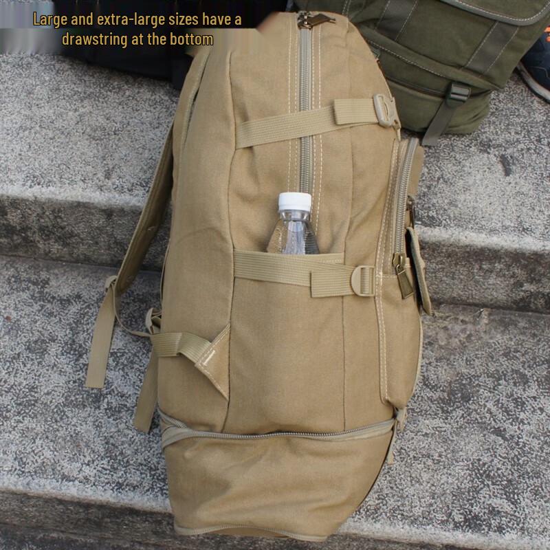 Kurenqi Outdoor Canvas Travel Backpack