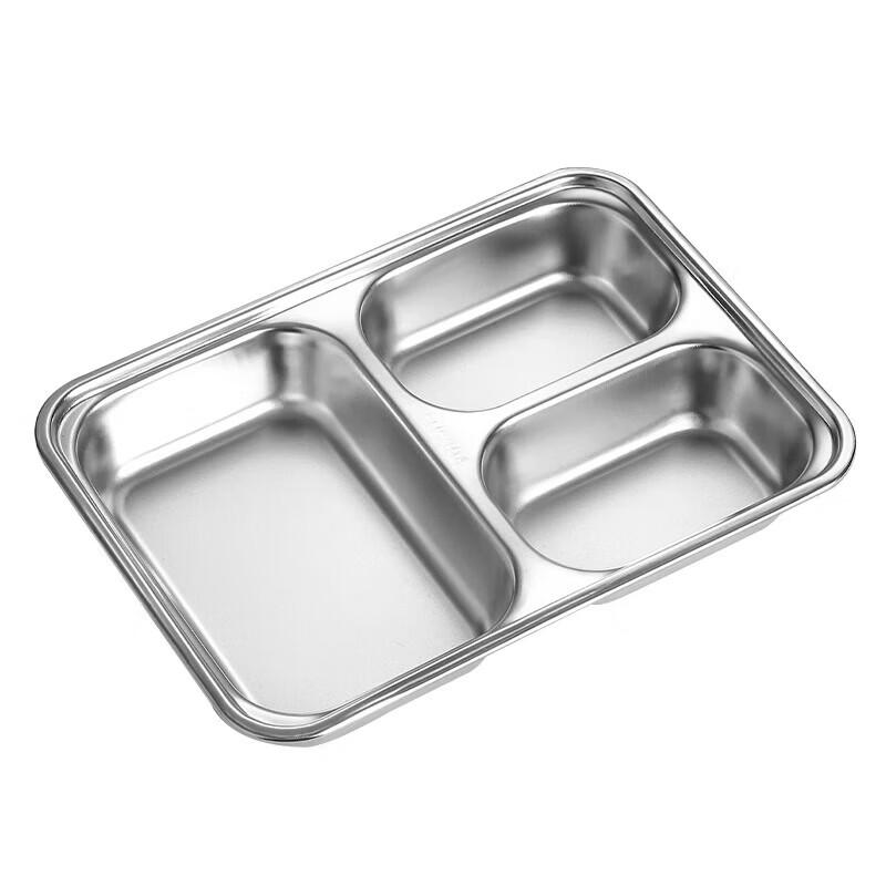 Panda 304 Stainless Steel Kids Divided Meal Plate
