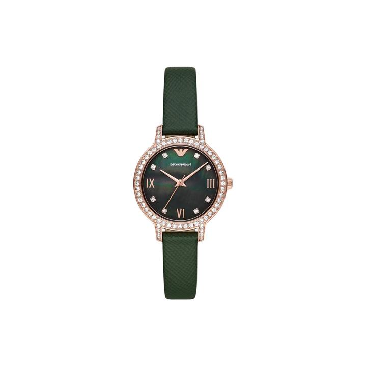 Emporio Armani Watch Quartz Movement 32Mm Green Dial Women watches AR11577-CLG Regular Watch Box