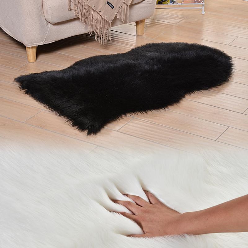 Fur Fluffy Faux Sheepskin Rug Living Room Bedroom Floor Carpet Rugs Home Decor