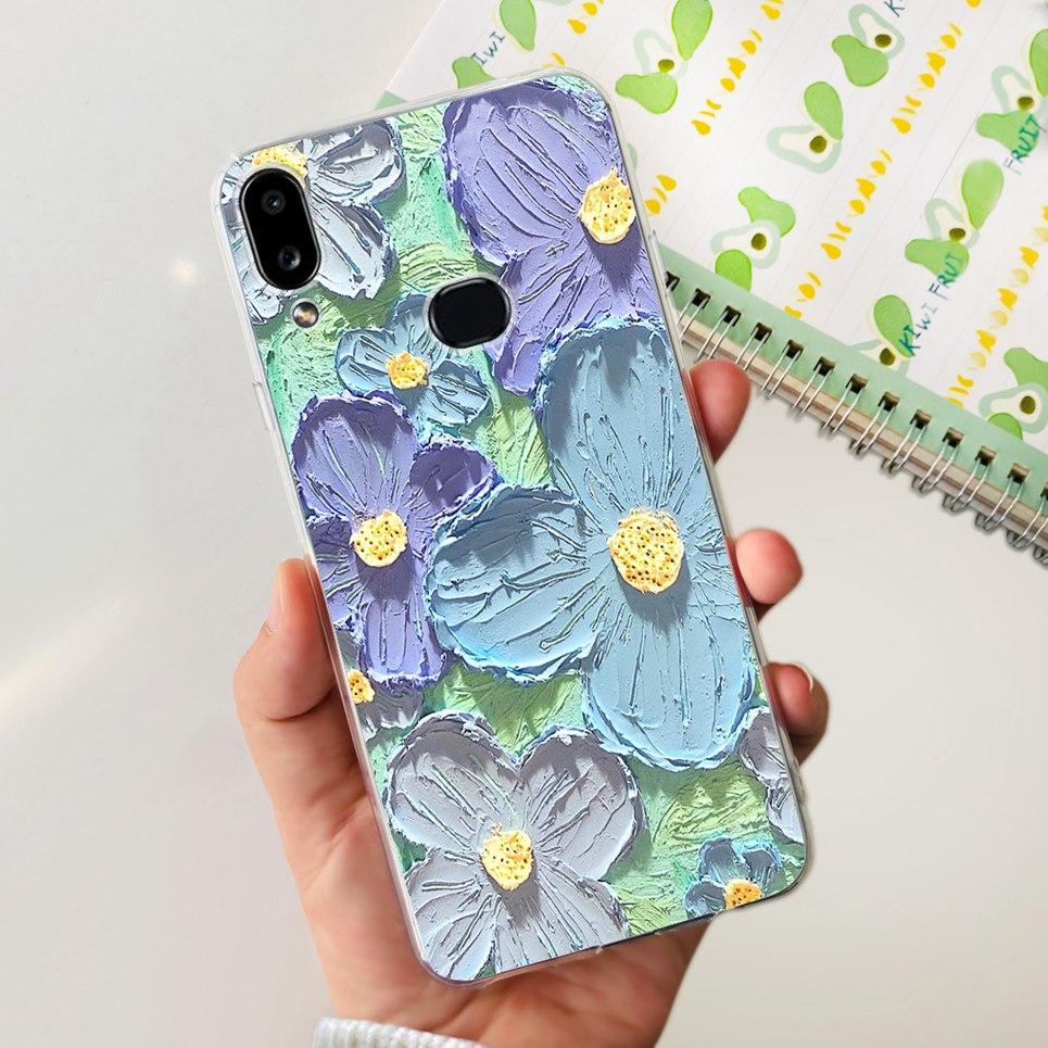 For Samsung Galaxy A10s SM-A107F Case Cute Dinosaur Astronaut Clear Silicon Soft Cover For Samsung A10s A 10 S A10 Phone Case