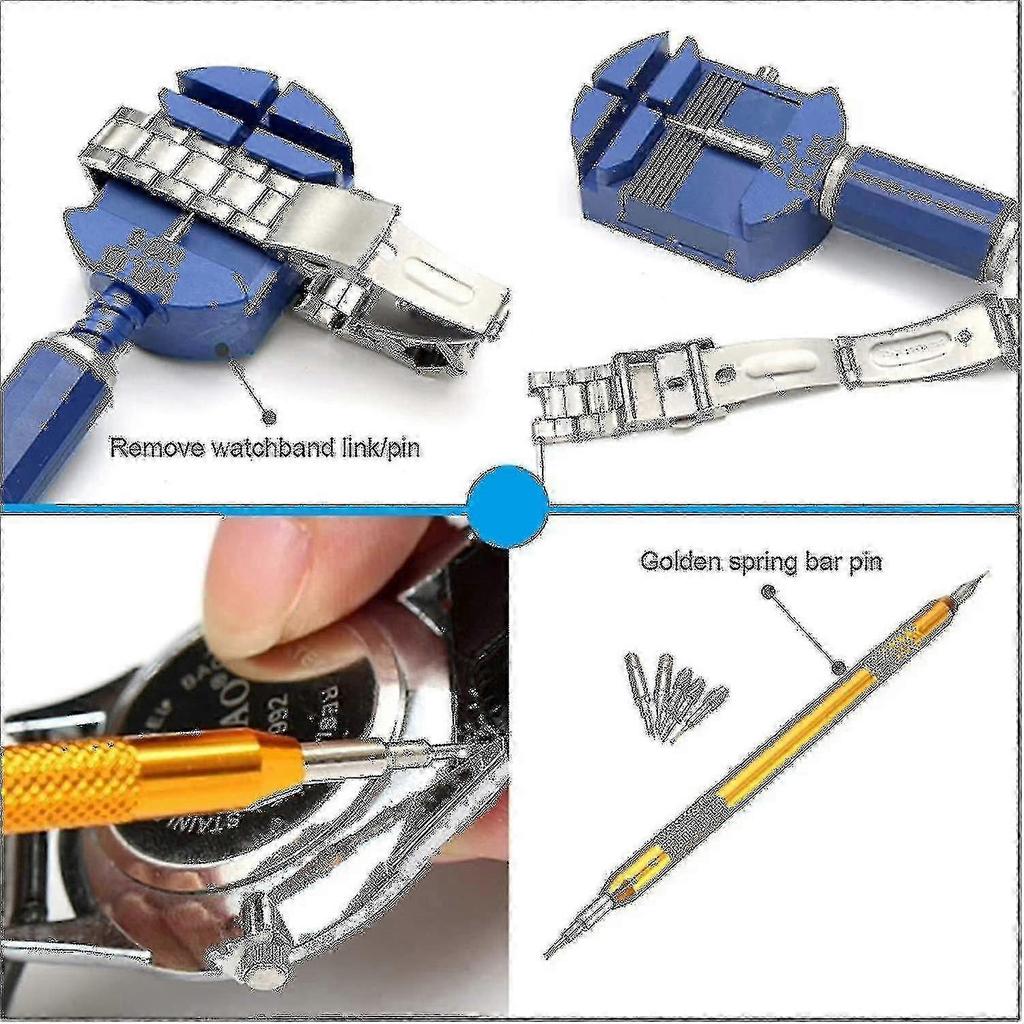 147 Pieces Watch Tool Set, Watch Repair Watchmaker Tools Watch Tool Kit Watch Gifts