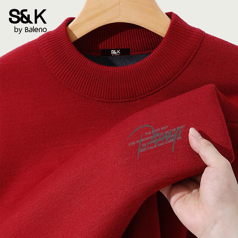 

Baleno Men s S&K Series Mock Neck Fleece-Lined Sweater XL