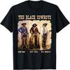 Svart Cowboy Western Rodeo Melanin Svart Historie Texas Menn T-skjorte(9)