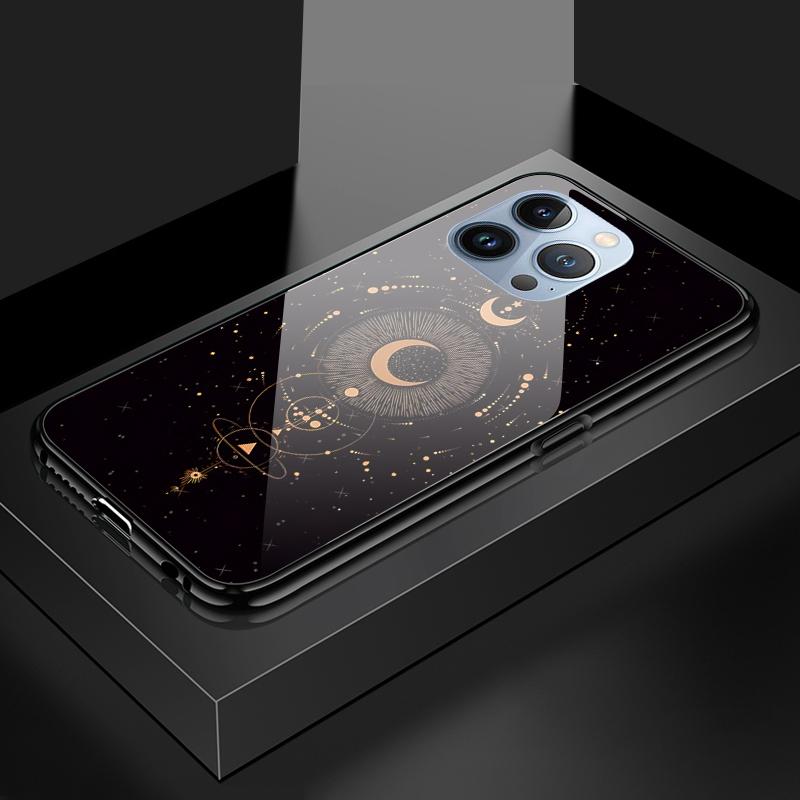 Tempered Glass Phone Case For OPPO Reno13 Reno14 Realme 11 12Pro 14 GTNeo6 C21Y C53 C75 OnePlus Nord2 NordCE3Lite Soft Edge Shockproof Smooth Shell