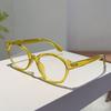 Fashion Round Optical Frames Women Stylish Vintage Candy Color Rim Non-prescription Eyeglasses New Trendy Design Glasses