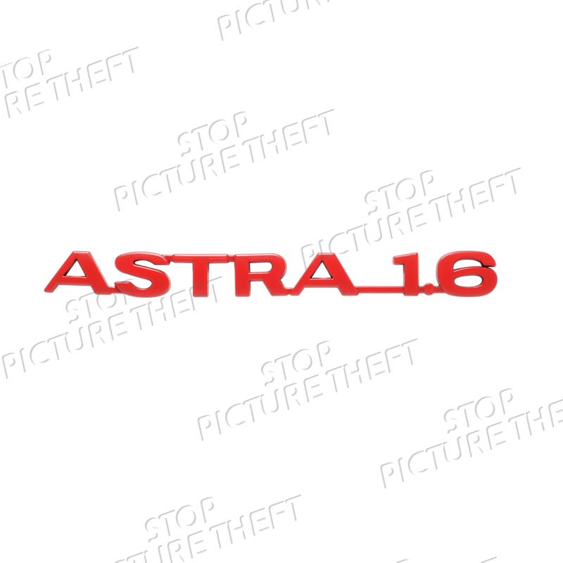 For Opel Vauxhall Zafira Vectra Astra 1.6 Logo 3D Metal Badge Decal Car Body Rear Trunk Emblem Sticker Decoration Accessories