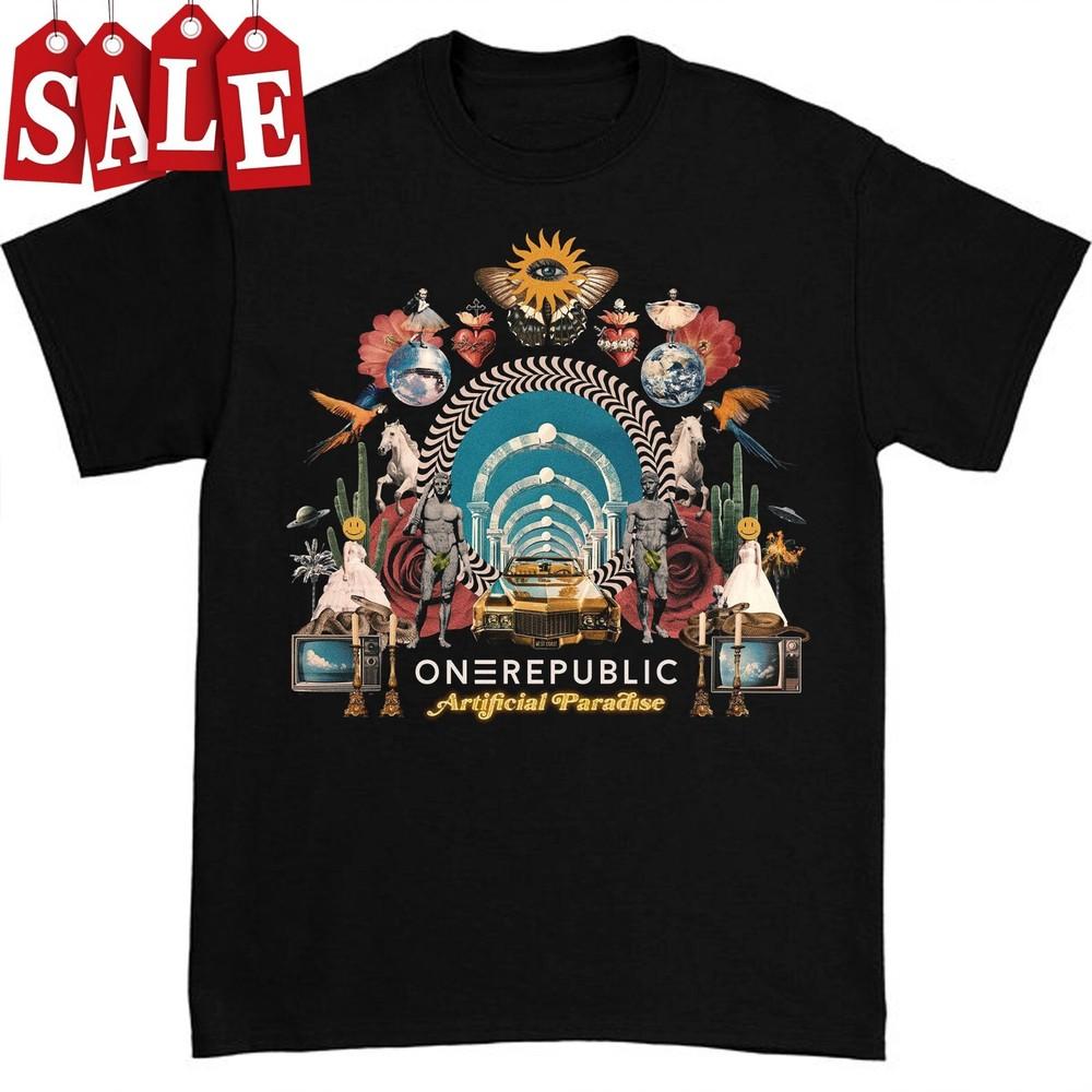 Popular OneRepublic Artificial Paradise Short Sleeve Men S-235XL Tee Unisex T-Shirt S