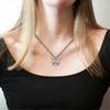 Necklace For Girl - 2pcs Kuromi Necklace,cinnamoroll Necklace Good Friend Alloy Necklace Adjustable Necklace Bracelet Set - JXLGV 25-26