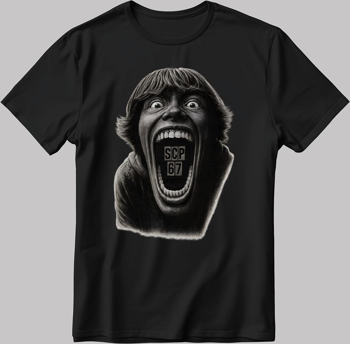 SCP 67 Six Seven Meme Funny White-Black Men/ Women T Shirt KA216 L
