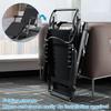 Folding Lounge Chair Versatile Foldable Patio Recliner Adjustable Patio Recliner with Headrest Cushion for Home Office