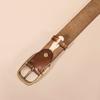 Thickened Double-sided Available Vegetable Tanned First-layer Cowhide Copper Buckle Belt Men's Genuine Leather Pin Buckle High-end Belt