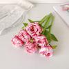 1pcs Smooth Writing Peony Ballpoint Pen Bouquet Simulation Stationery Pen Funny Flower Pen  Gift