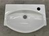 Bathroom Cabinet with Washbasin 60x40 Cm, Hanging, Craft Oak, with Black Parma Tap