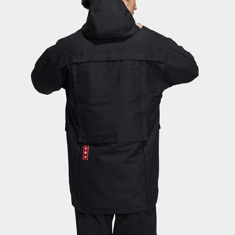 adidas CNY Collection Jackets Men's Black Hooded Moderate Other H37917