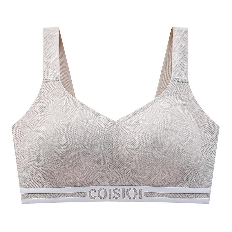 Large-sized Bras Women's Sports Bras Beautiful Back Underwear No Steel Rings Gathering Underwear Seamless Shoulder Strap Underwear Women's Thin Style