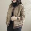 Autumn and winter new thickened warm long-sleeved cotton-padded jacket for women's loose and thin casual cotton-padded clothes