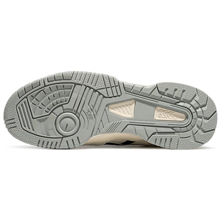 Asics Gel-Spotlyte Syntetická koža Pohodlné Odolné Nízke Retro Basketbalové Topánky Unisex Tenisky Off-White Čierna 1203A505-102