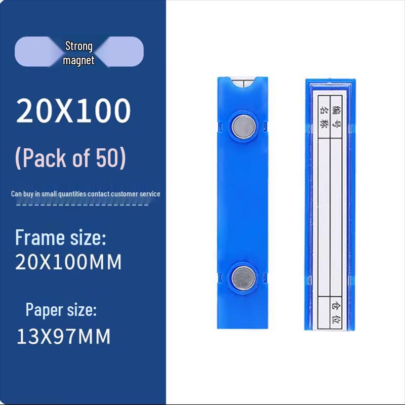 Strong Magnetic Warehouse Shelf Labels