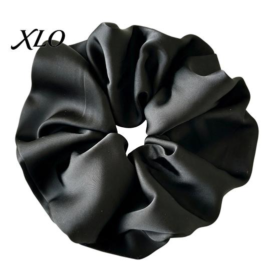 Minimalist Hair Scrunchies for Gifts Satin Scrunchies, High Elasticity Ties Women Girls, Non Slip Band, Elegant Styling Solid Color Ponytail