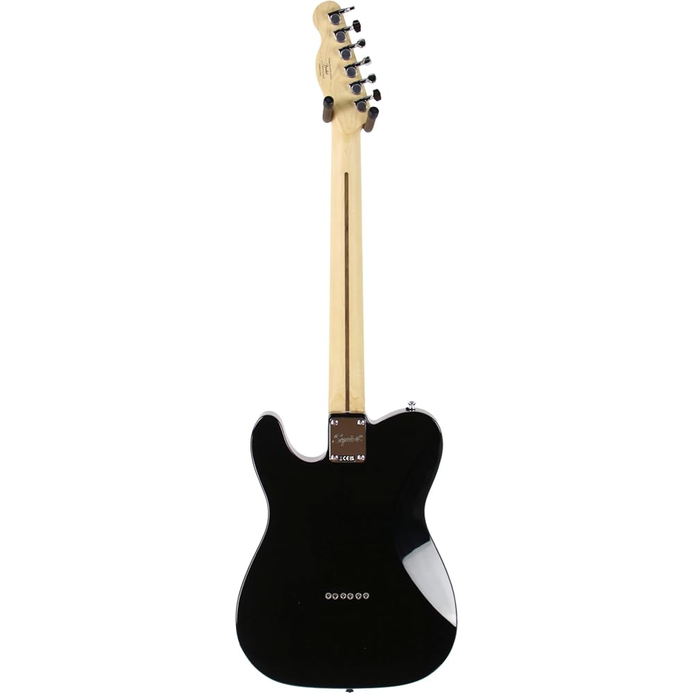 Squier by Fender Electric Guitar FSR Affinity Series Telecaster Tortoise Shell Pickguard (Black/L...