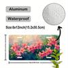 D Flat Vibrant Violet Floral Design Front Car PlateCar Art Car License Plate ArtVibrant Floral DesignDurable License Plate
