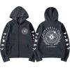Basgiath War College Harajuku Sweat à capuche zippé Hommes Femmes Vintage Manches longues Quatrième Aile Dragon Surdimensionné Sweat-shirts Manteaux