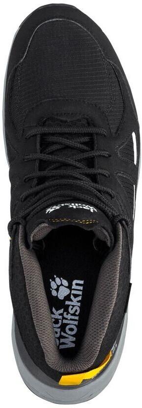 Hiking Shoes Jack Wolfskin Woodland 2 Texapore Mid (4051261) Black/burly Yellow XT
