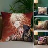 Honkai Star Rail M-Mydei Pillow Case Anti-dustmite Invisible Zipper Sofa Bed
