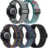 22mm Bands Compatible with Samsung Galaxy Watch 3 45mm Band/Galaxy Watch 46mm/Gear S3 Frontier, Stretchy Adjustable Elastic Nylon Woven Sport Loop