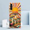 Boho Hippy Mushroom Sunrise Cover for Samsung Galaxy A17 A37 A57 A16 A26 A36 A56 A15 A14 A55 Phone Case A13 A53 A25 A35 A24 A34