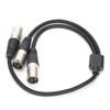 JORINDO JD60711 XLR Hane till Dubbel XLR Hane Kabel Y-Typ Splitter Mikrofonkabel