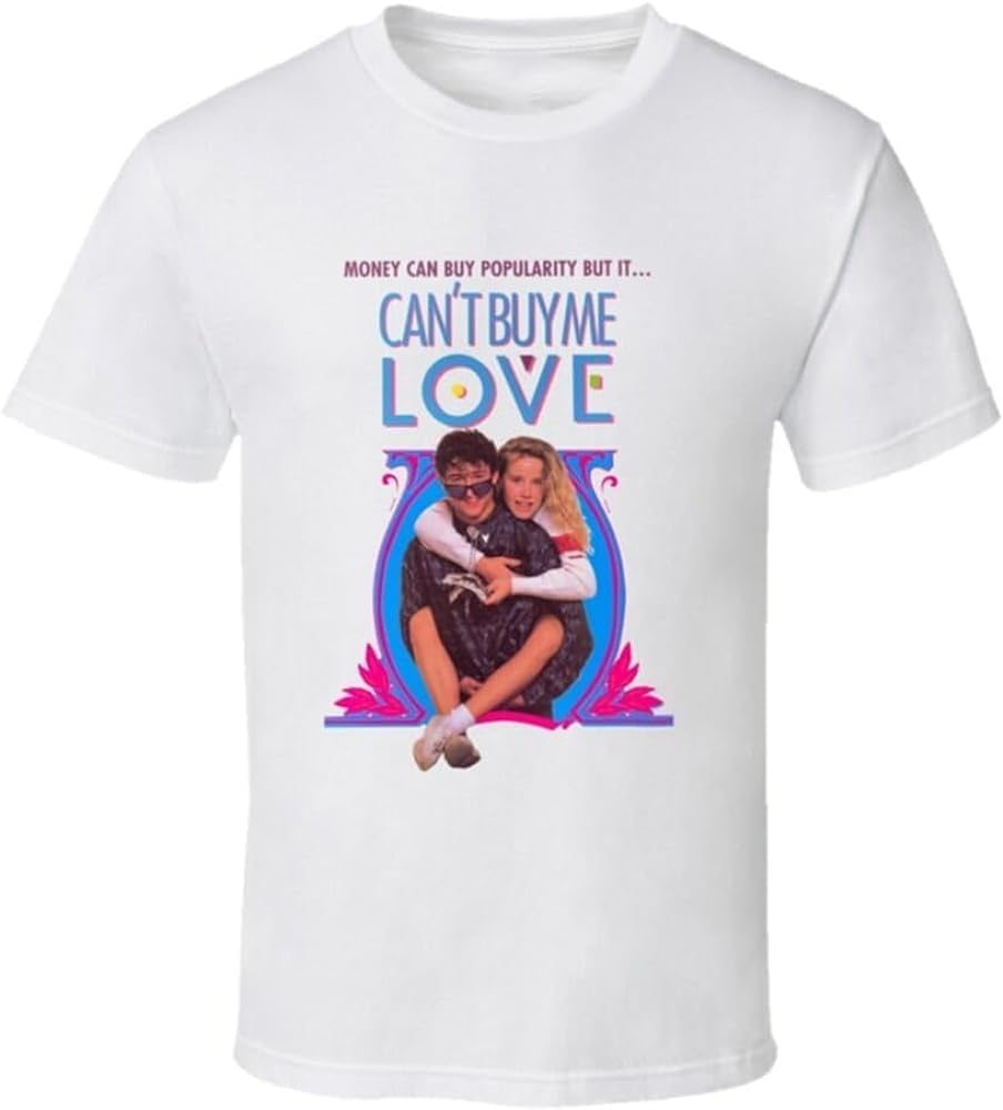 Can t Buy Me Love Retro Movie T Shirt White Mens M белый