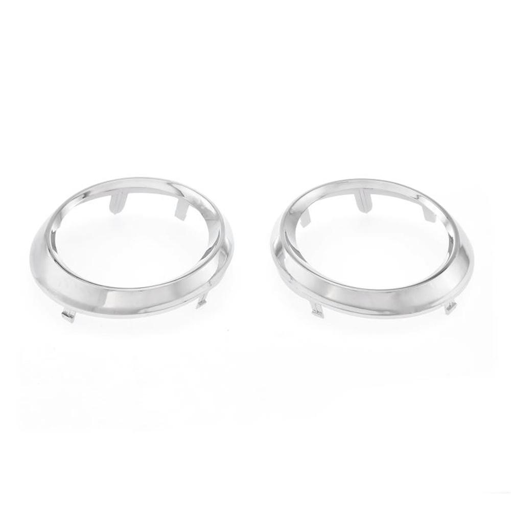 2x Front Bumper Fog Light Lamp Cover Chrome Rings For Toyota Sienna SE 2011-2017