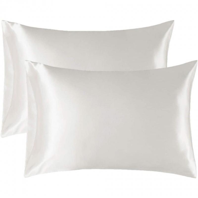 New Satin Cloth Pillow Case Pillow Home Instant Cushion Bedroom Sleeping Pillow Case