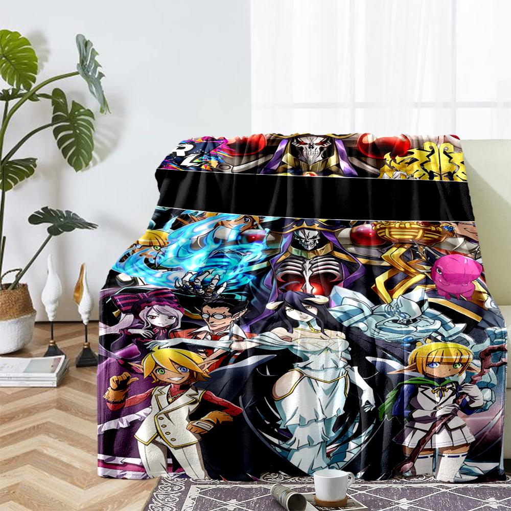 Overlord Theme Printed Blanket - Perfect for Couch, Bed, Travel & Outdoor Use | Machine Washable, Cozy & Durable.
