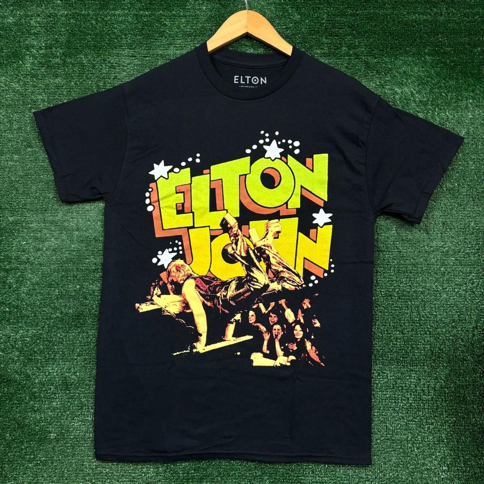 Elton John Rocket Man Live Rock T-shirt Size Medium L