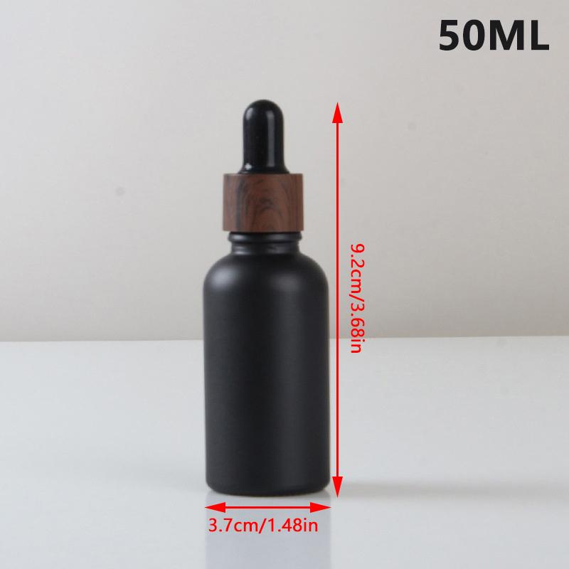 1PC 5-100ml Dropper Bottles With Scale Reagent Eye Drop Amber Glass Aromatherapy Liquid Pipette Bottle Refillable Bottles Travel