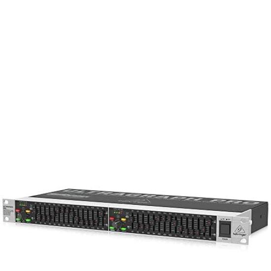 Behringer ULTRAGRAPH PRO FBQ1502HD Graphic with Feedback Detection and Subwoofer Output Equalizer, 15-Band Stereo,