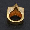 THE BLING KING Mode Stern Ringe Gold Silber Farbe Voll Eisig Zirkonia Hip Hop Ring Schmuck Für Männer Und Frauen Dropshipping