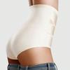 High-Waisted Body Sculpting Tummy Control Shapewear with Cross Bandage Design