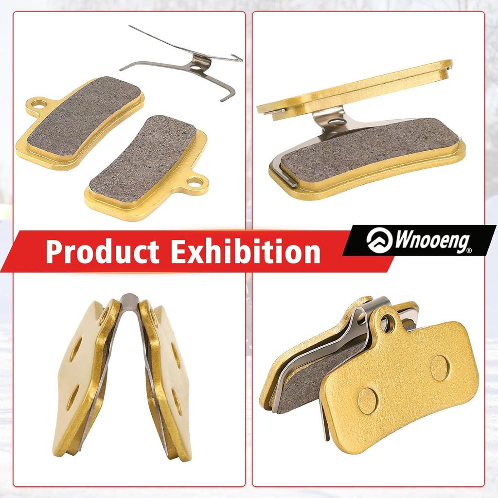 Front and Rear Disc Brake Pads for Surron Light Bee X/S, Segway X160 X260, Talaria Sting R MX3 MX4 Electric Dirt Bike Parts 3 Pack