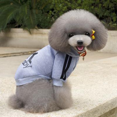 Dog Clothes Pets Coats Puppy Dog Hoodie Sweater Cat Clothes Sports Two-legged Sweater