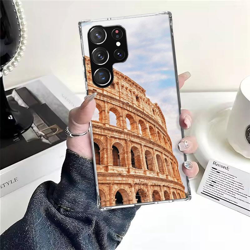 

Roman Colosseum Soft Phone Case For Samsung Galaxy S22 S23 S24 S25 Edge S26 Ultra S20 FE S21 Plus + Fundas Coque Galaxy S20 S21 Samsung S24 FE