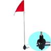 Kayak Canoe Boat Safety Flag with Base Mount and Stainless Steel Adjustable Pole Universal Kayaking Warning Flag 7