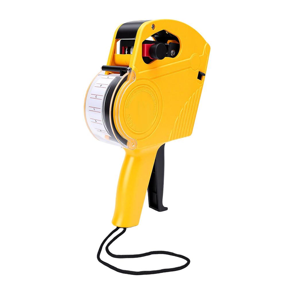 Handheld Price Tag Gun 10000 Labels and 2 Ink Roller Portable Pricing Dating Coding Machine for Retail Store