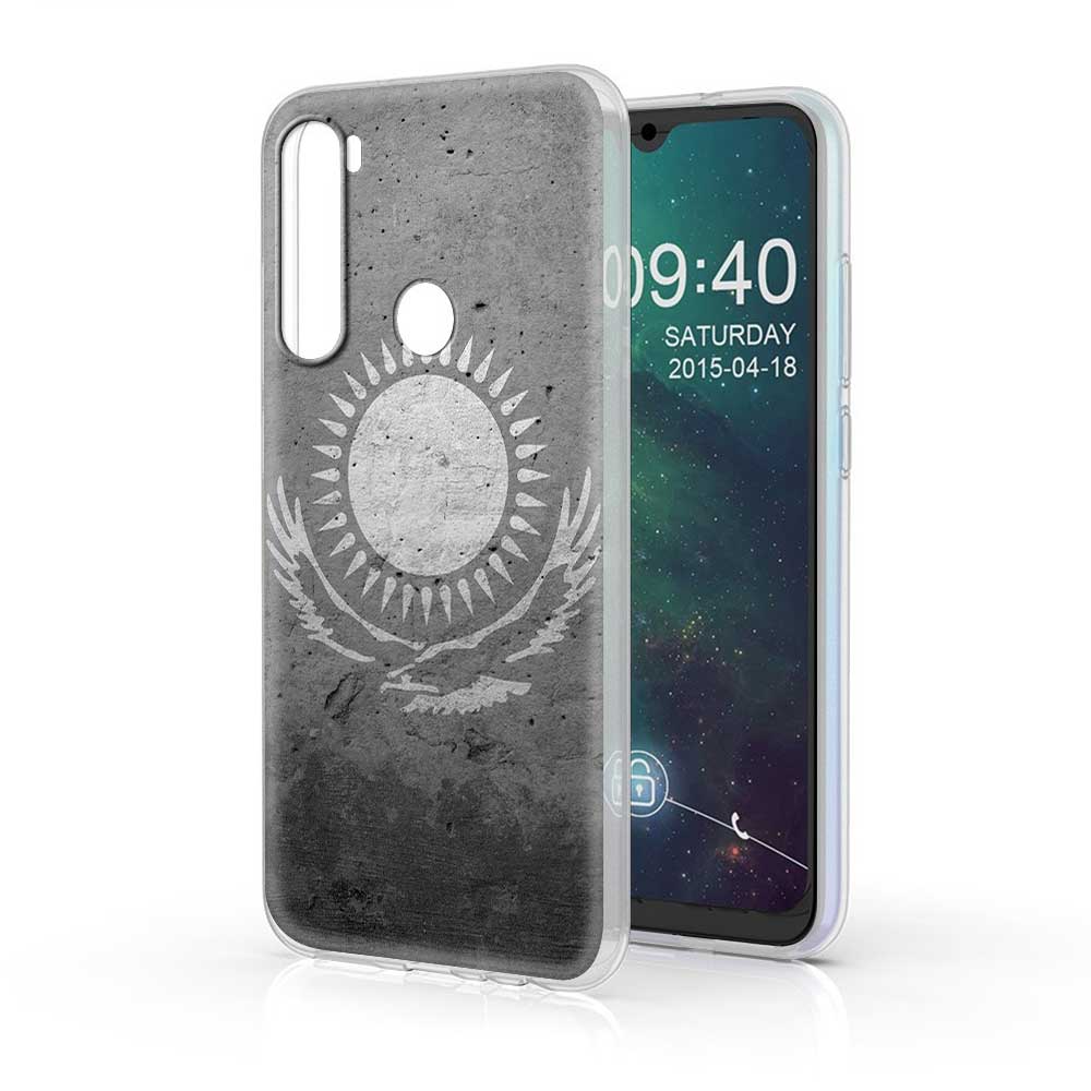 Kazakhstan Flag Case for Xiaomi Redmi Note 9s 9 8 8T 7 9C Mi Poco X3 NFC 11 9A 9T 10T Pro 7A Translucent Matte TPU Cover