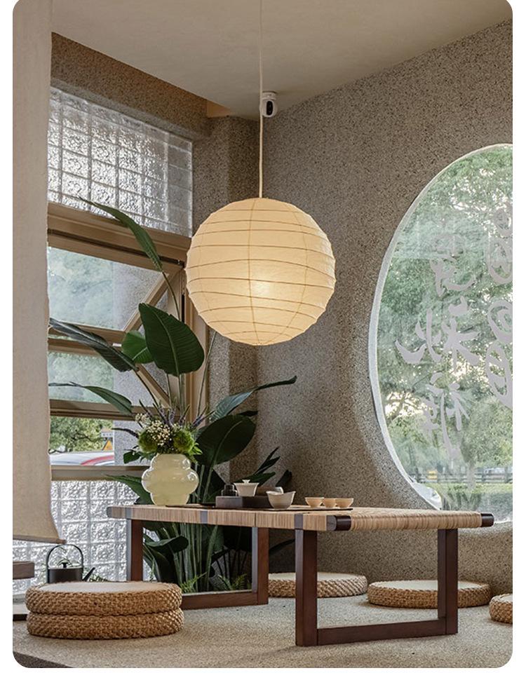 Isamu Noguchi Nordic Minimalist Washi Paper Pendant Lamp